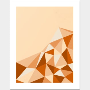 Geo Range orange Posters and Art